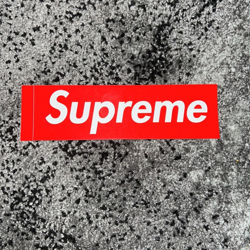 Supreme Box logo stickers